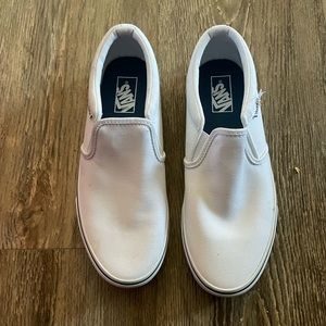 NEW White vans mens size 10